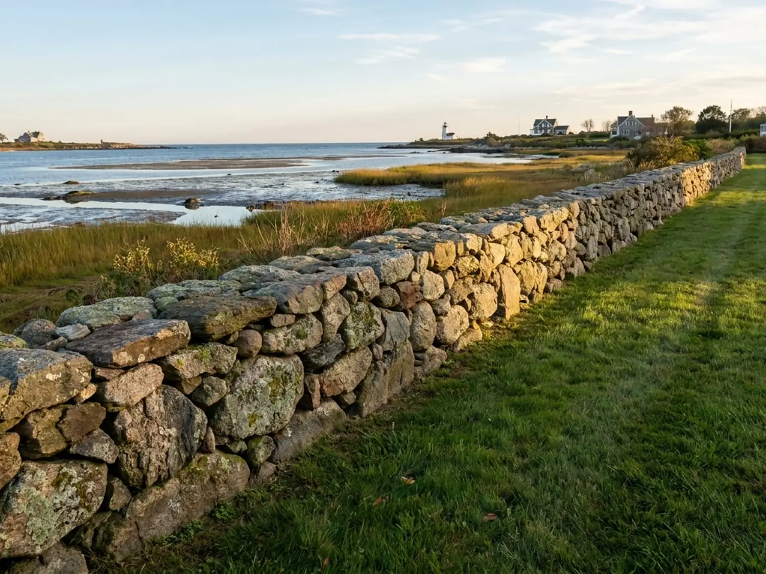 Raised paver patio on a retaining wall in Stonington, CT