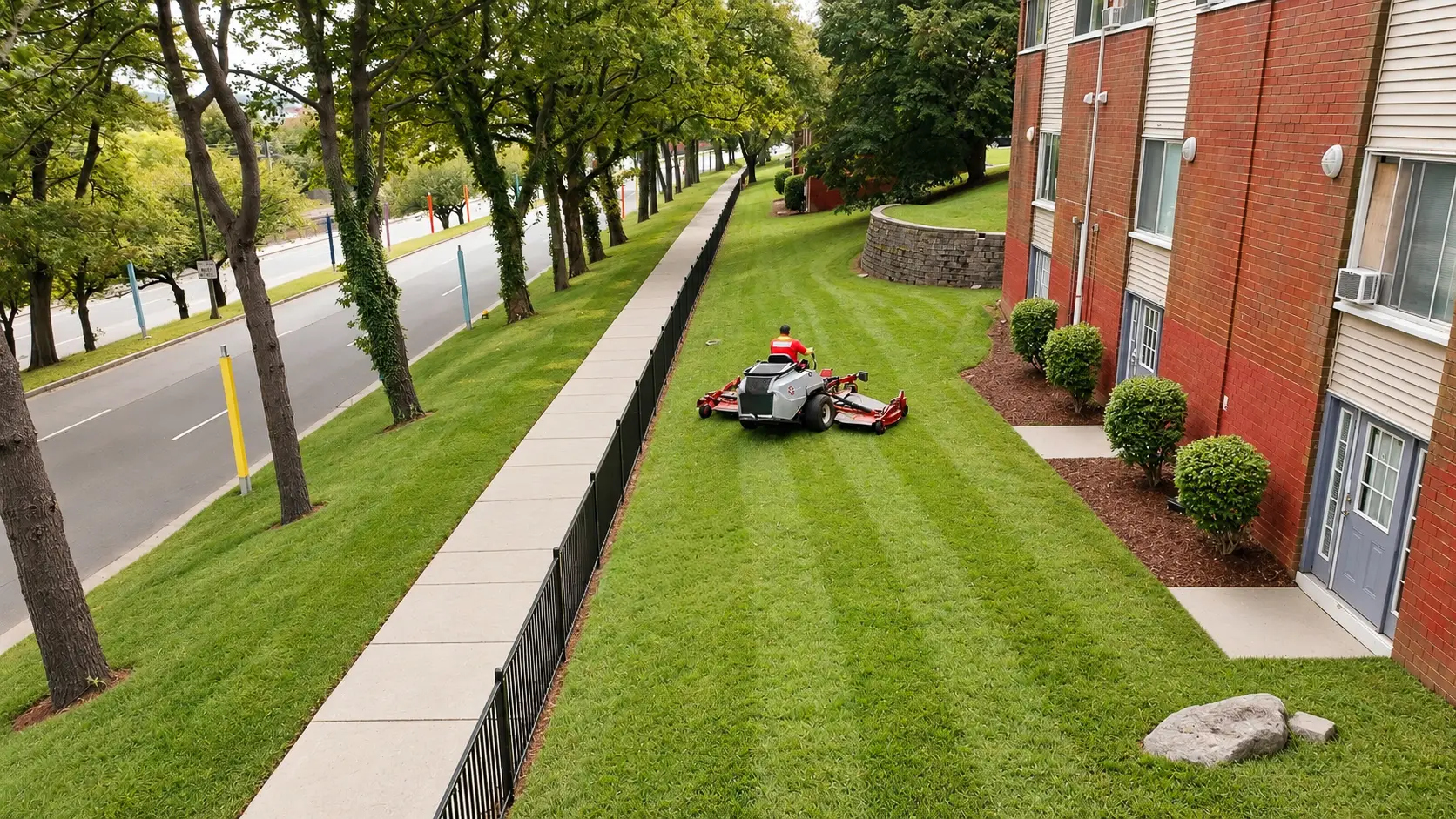 New London, CT property under year-round care by American Ground & Snow